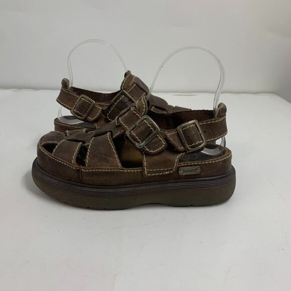 Candie's Women's Fisherman Y2K Vintage 2000's Leather Buckle Platform Size 6‎ - Picture 7 of 12